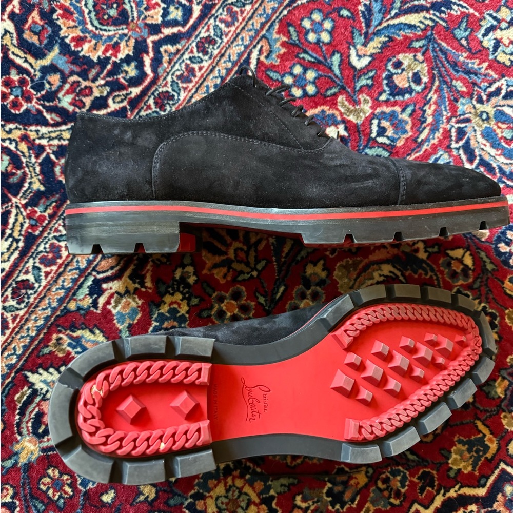 Christian Louboutin Suede hubertus! 9.5 men’s